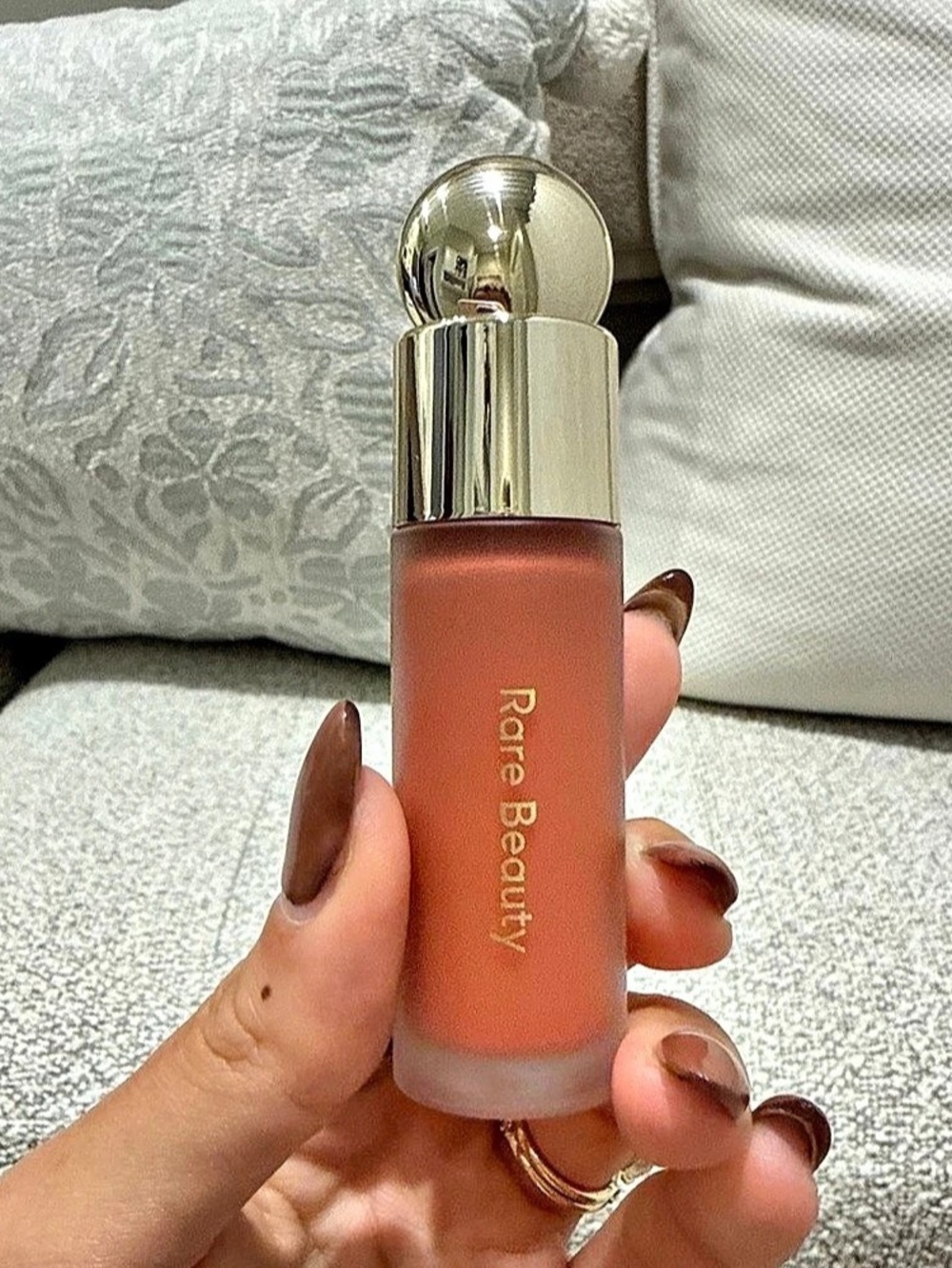 Rare Beauty Soft Pinch Liquid Blush Resilience Liquid Blush in Brown NWT